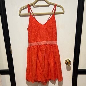 DV Dolce Vita Backless Orange Dress